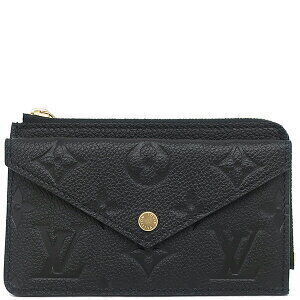 Louis Vuitton Coin Wallet Card Porte Carte Recto Verso Empreinte Noir Black